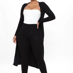 Alessandra Cable Knit Duster Cardigan